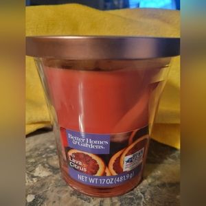 Red Lava Citrus Candle